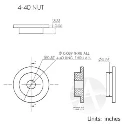 4-40 Vindicoat Aluminum Fastener Inserts -Quest Shop 6f7a0dd61935b9acca46cd3c9b2ea00f.image .700x700