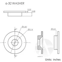 6-32 Vindicoat Aluminum Fastener Inserts -Quest Shop 7bbdd58f8118b42d08de2c2b5142d0fa.image .700x700