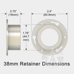 38mm Flat Bottom Rocket Retainer -Quest Shop c4d252ced689f7149d15fbd67820f101.image .700x700